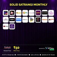 SOLID SATRANGI MONTHLY PACK  - 19 OTT APPS & 250+ Channels