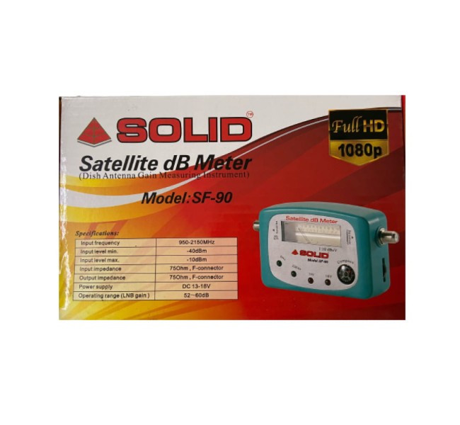 SOLID SF-90 Satellite Analog dB Meter