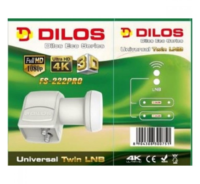 Dilos FS-222PRO Eco Series Universal Twin LNB