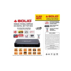 SOLID HDS2X-7272DLX S2X H.265 HD FTA Set-Top Box