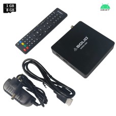 SOLID AHDS2-1020 Android+S2 (Satellite+Android 7.1) Combo Set-Top Box - Free Shipping With this you get 1 year OTT pack free